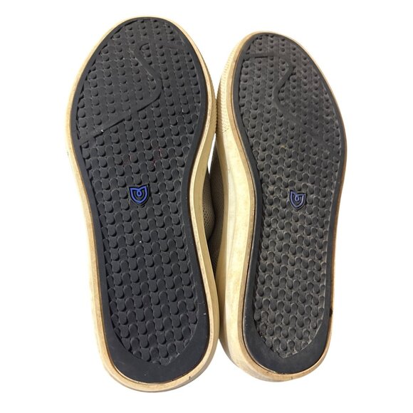 Rothys Women's 7.5 Gray Lace-Up Sneakers With Knit Upper - Picture 7 of 9